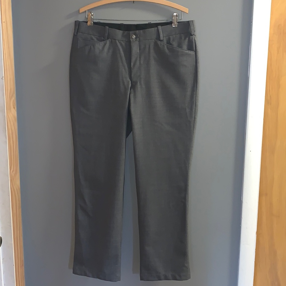 Grey Tom James suit pants